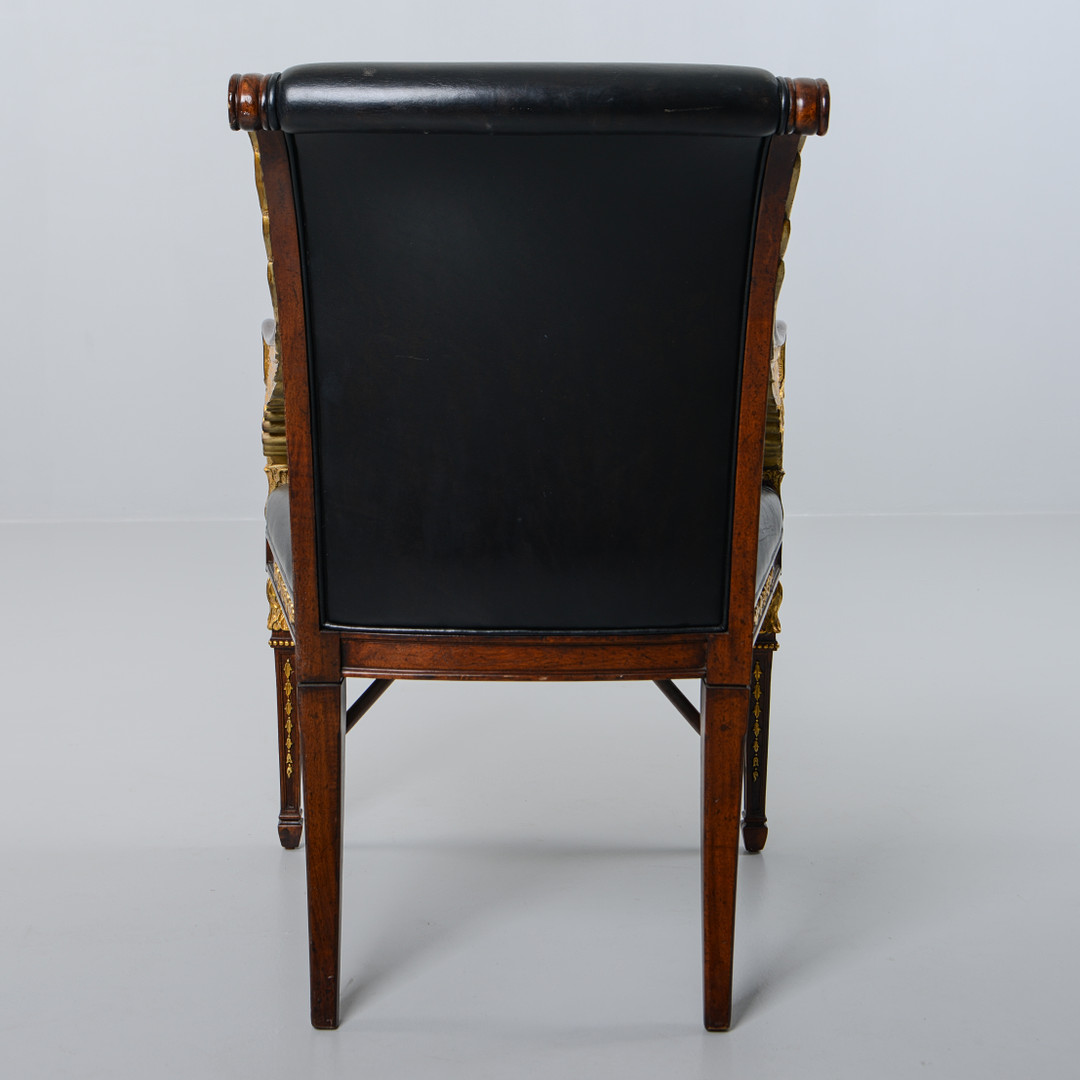 GHẾ ĂN CỔ ĐIỂN DÁT VÀNG PHONG CÁCH HOÀNG GIA PHÁP